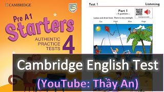 A1 Starters 4 Authentic Examination Papers 2022 Test 1  Cambridge English YLE [upl. by Rafter]