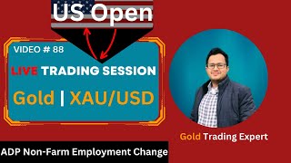 🔴ADP NonFarm Employment Change  XAUUSD TRADING LIVE STREAM  GOLD TRADING EXPERT [upl. by Araminta]