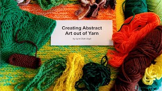 Creating Abstract Art out of Yarn [upl. by Hartzel]