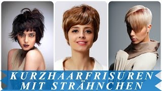 Kurzhaarfrisuren mit strähnchen [upl. by Sueahccaz54]