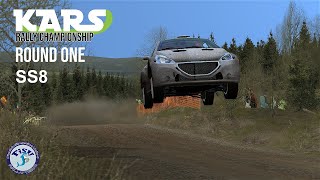 KARS DELE Nordic Rally Championship  Round One  SS8 Onboard [upl. by Havot343]