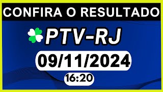 RESULTADO JB  PTVRJ e LOOKGO 1620  09112024 [upl. by Yuu]