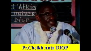 Conférence du Pr Cheikh Anta Diop Niamey 1984 [upl. by Needan]