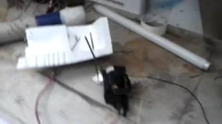 Flyback transformer driven by Microwave oven transformer [upl. by Naziaf]