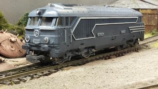 JOUEF locomotive diesel BB 67001 SNCF train [upl. by Dru]