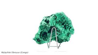 Malachite fibreuse Congo [upl. by Llewop822]