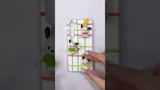 Three Pochacco DIY Decoden Phone Casedecoden phonecase decodenphonecase diy [upl. by Aceber]