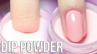 DIY Dip Powder Nails 💅🏻 [upl. by Ellerret]