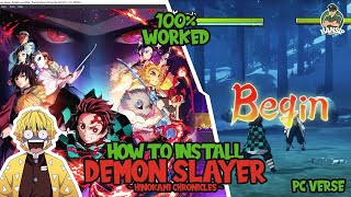 How to Install Kimetsu no Yaiba  Demon Slayer Hinokami Chronicles Games For Your PC  100  Worked [upl. by Annehcu872]