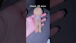 crochet a doll with me 😊🧶 crochet artsandcrafts crochetdolls [upl. by Lladnor756]