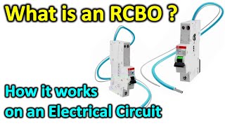 RCBO Operation and Wiring Explained How to Connect to a Distribution Board [upl. by Dore356]