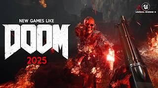 TOP 15 MOST BRUTAL Fast FPS Games like DOOM coming in 2024 and 2025 [upl. by Bibbye573]