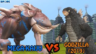 MegaKaiju vs Godzilla 2019  Titan Faceoff S3E9  SPORE [upl. by Arimahs131]