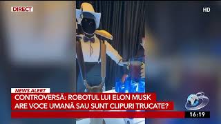 Robotul umanoid Optimus al lui Elon Musk stârnește controverse pe internet [upl. by Sidalg]