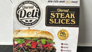 Unreal Deli Steak Slices veganfoodtastetest unrealdeli vegansteakslices [upl. by Ecinhoj]