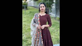 Latest Maroon punjabi suits design maroon salwar suit ideas [upl. by Camroc]