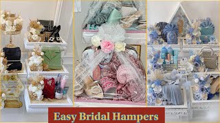 WEDDING How to Make Hamper boxes at Home  Bridal Hampers packing [upl. by Frazer]