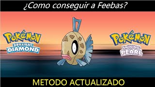 Como conseguir a Feebas en Pokemon Diamante Brillante y Perla Reluciente [upl. by Eejan192]