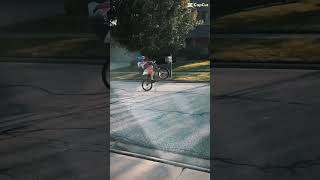 Bmx bike wheelie edit wheelie edit [upl. by Oibirot]