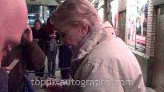 Angela Lansbury  Signing Autographs at Blithe Spirit Stage Door [upl. by Misti775]