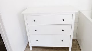 How To Assemble IKEA Hemnes 3Drawer Chest [upl. by Tony]