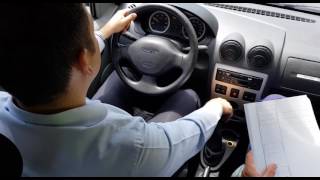 Proba practica a examenului auto inregistrata audiovideo [upl. by Aylad979]