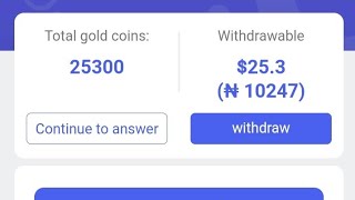 How to Withdraw 25 daily On dd quizxyz by answering questions 🤗 [upl. by Gosney]