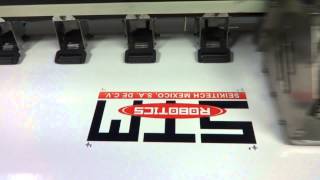 STM Robotics Corte de Contornos con Plotter de Corte STM Robotics y Flexi 10 [upl. by Hendricks]