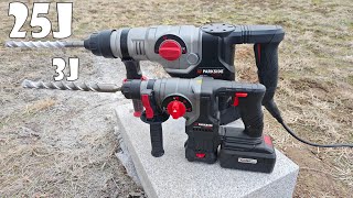 Parkside Performance 25J Hammer Drill PPBH 1600 A1 [upl. by Aikahs]