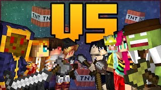 Minecraft  Hunger Game de Fou VS la team iPlay4you [upl. by Malamut]