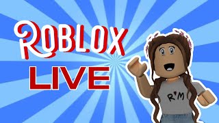 Roblox LIVE PLAYING W VIEWERS [upl. by Ettedo561]