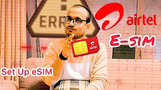 Airtel ESIM Activate  Airtel eSIM Activate kaise kare  How to Activate eSIM iPhone amp Samsung 2024 [upl. by Hilario191]