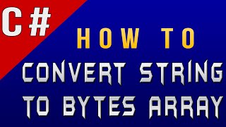 How to Convert String to Bytes Array in C [upl. by Tenenbaum]