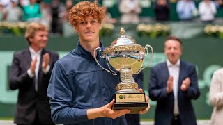 Jannik Sinner vence Hubert Hurkacz e é campeão do ATP 500 de Halle [upl. by Yemerej999]