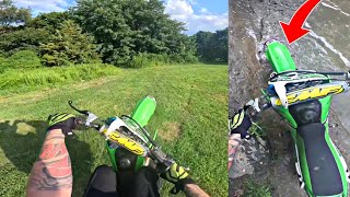 TOOK MY KX65 TO THE TRAILS WENT TERRIBLE [upl. by Koetke]