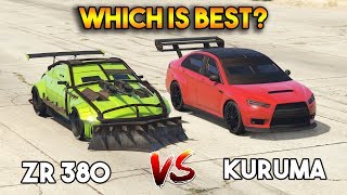 GTA 5 ONLINE  ZR 380 VS KURUMA ARMORED WHICH IS BEST [upl. by Ardnasil65]