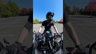 we be popping wheelies soon motorcycle bikelife ninja300 bikergirl kawasaki wheelie [upl. by Sateia]