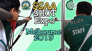 SSAA SHOT Expo Melbourne 2019 w NU amp Eliza Archery [upl. by Ailido755]