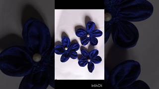 How tomake flower from fabric ll diy flower making shortsfeed diy [upl. by Neema]