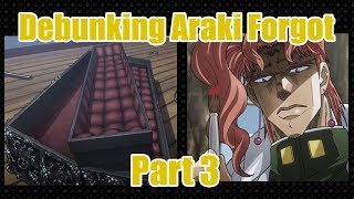 Debunking Araki Forgot Part 3  Stardust Crusaders [upl. by Oedama586]