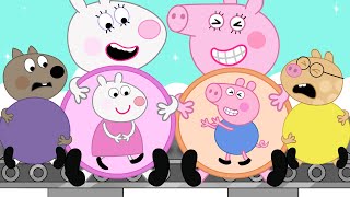 Peppa Pig But Brewing Cute Baby Factory amp Pregnant Factory  Peppa Pig Funny Animation [upl. by Placido227]