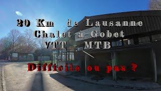 20 km de Lausanne VTT  MTB switzerland lausanne [upl. by Ayamahs74]