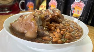 ONE OF MY DADS FAVORITE MEALSOLD SCHOOL PIGS FEET AND PINTO BEANSSUNDAY DINNER RECIPE IDEAS [upl. by Naruq]