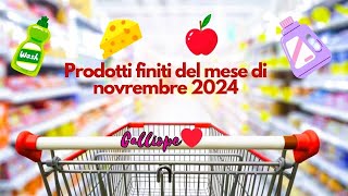 Prodotti Terminati di Novembre 2024 [upl. by Atteirneh135]