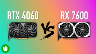 RTX 4060 vs RX 7600 Best 1080p gaming GPU under 300 [upl. by Draw]