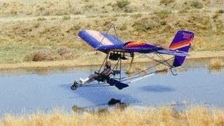 Flying an 1983 Quicksilver MX Ultralight with live instrument data Roy Dawson video [upl. by Donatelli]