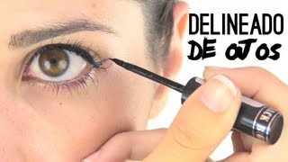 Cómo DELINEAR los OJOS con DIFERENTES MÉTODOS [upl. by Lorilyn]