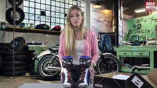 Botas de moto RTRace Pro Air de TCX  Review en español [upl. by Karlan]