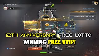 12th ANNIVERSARY FREE VVIP Lotto Spin  Kitotski wins FREE VIP [upl. by Araeic19]