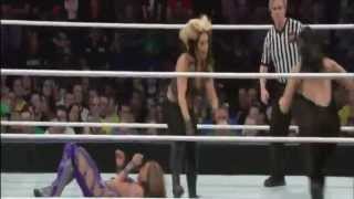 WWE Superstars Kaitlyn amp Layla vs Tamina Snuka amp Aksana  26042013 [upl. by Barbaresi807]